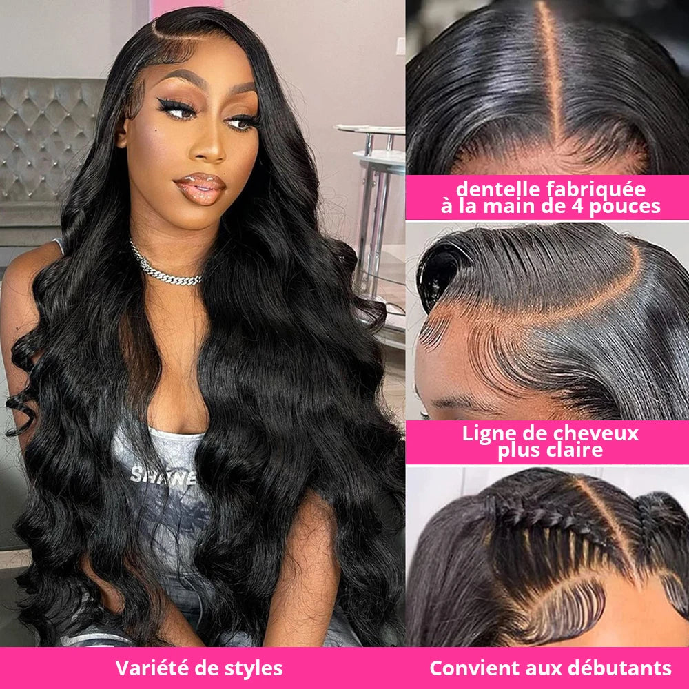 Body Wave Lace Front Wig - Premium Brazilian Human Hair Extensions