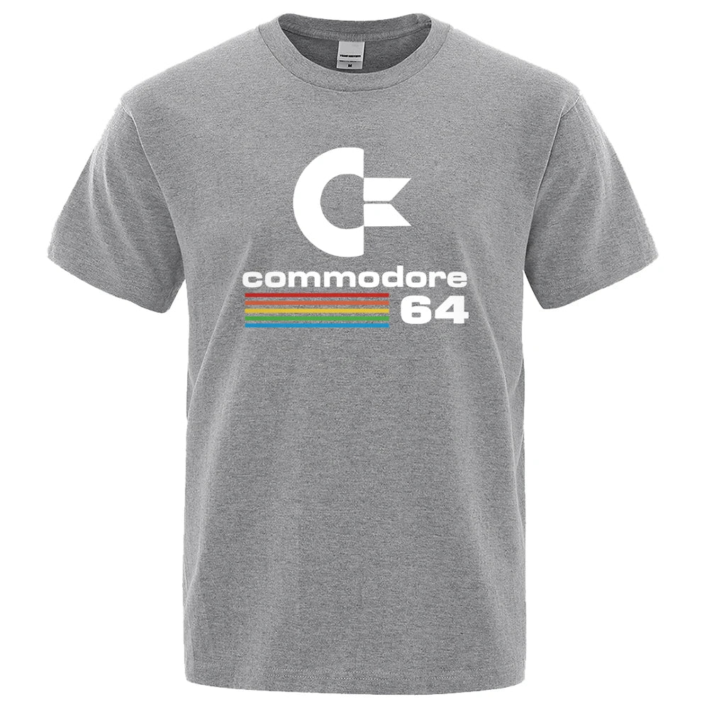 Vintage Commodore Gaming T Shirt: Retro Style Tee for Men