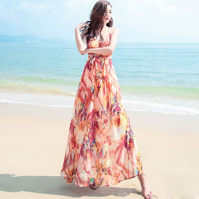 Bohemian Elegance: Charm & Sophistication Travel Dress