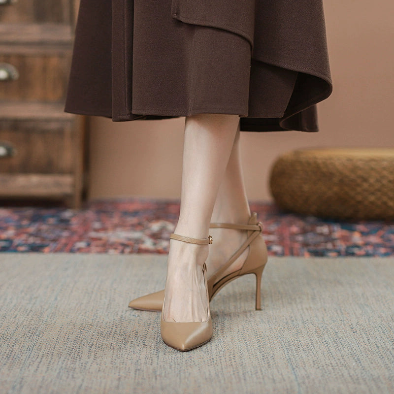 Feiyan Khaki High Heel Shoes: Chic Footwear for Style Lovers