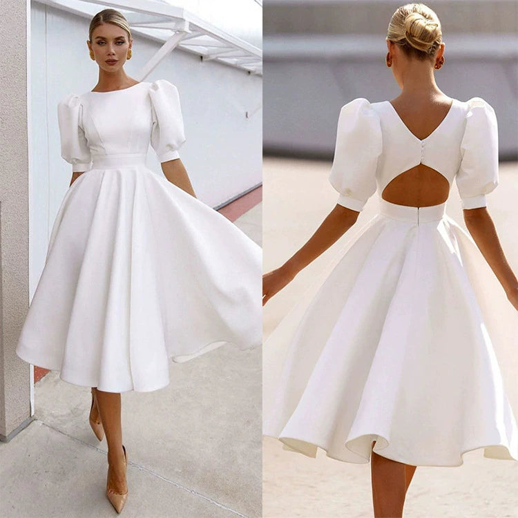 Elegant Sleeveless Button Dress: Sophisticated Chic Style