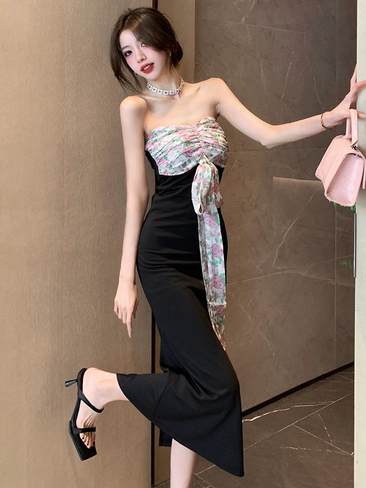 Pure Desire Halterneck Tube Dress: Stylish Summer Elegance