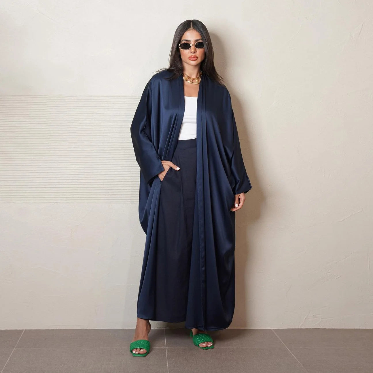 Satin Abaya Dress: Modern Muslim Fashion Statement
