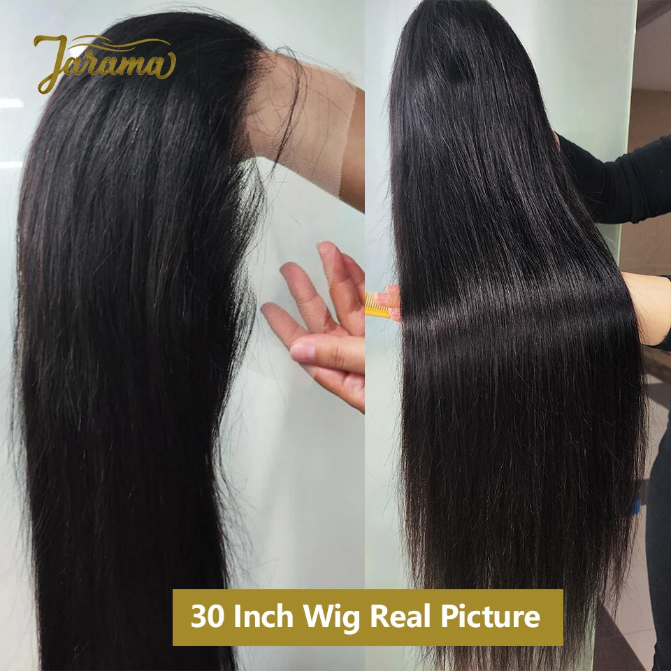 Brazilian Straight Human Hair Wig: Ultimate 26" Lace Front Beauty