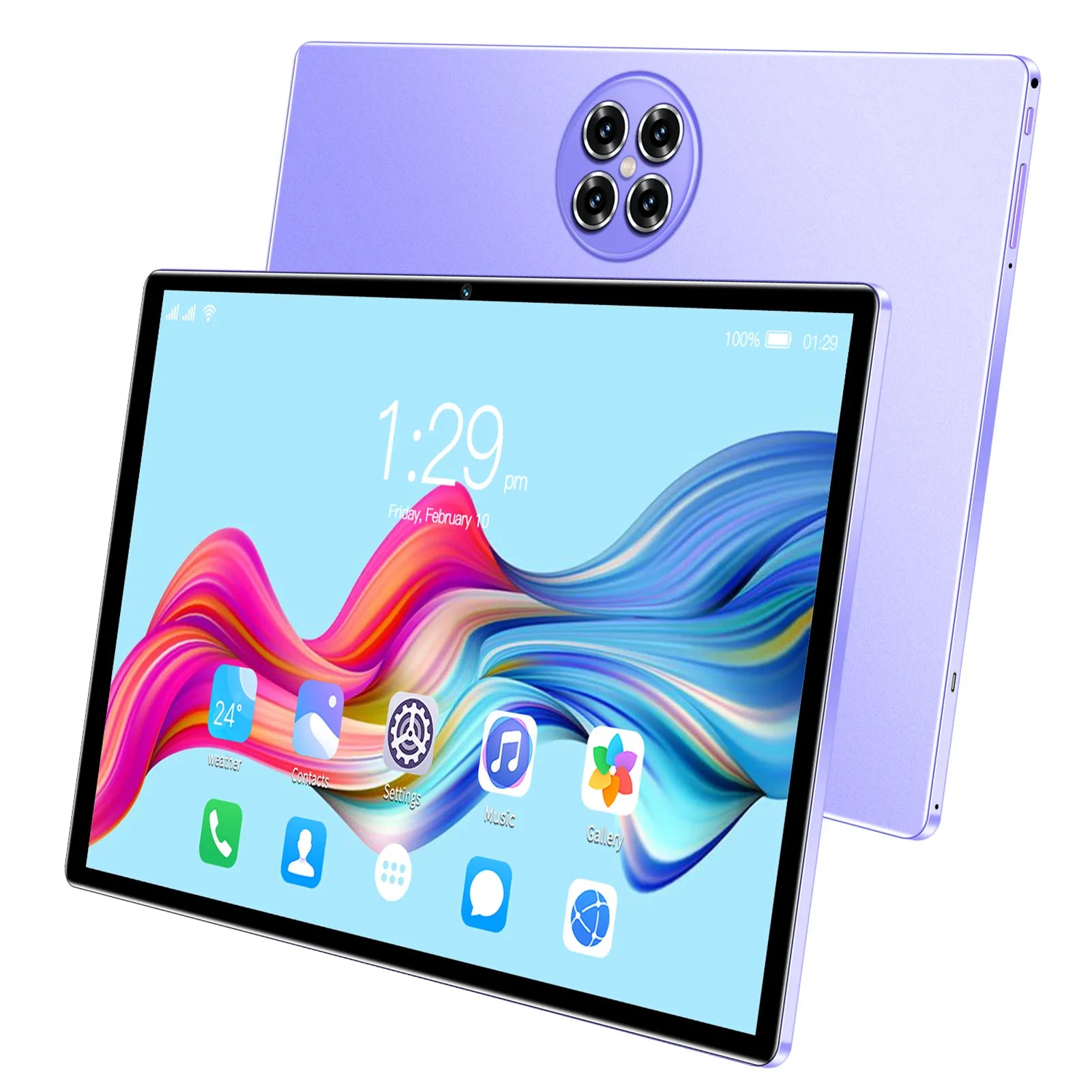 10.1 inch Tablet 8GB+256GB 5G Calling 10-Core MTK6797 Processor 128GB Expandable Memory BT5.0 Tablet 7000mAh Network Tablet