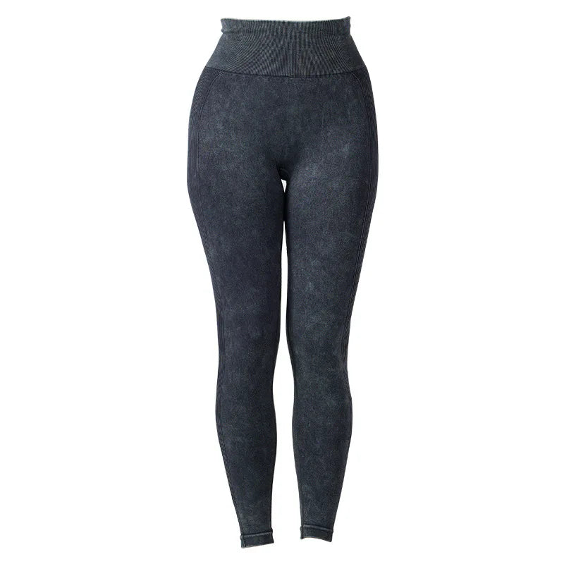 Frosted High Waisted Yoga Pants: Stay Stylish & Fit in These Hip-Lifting Leggings
