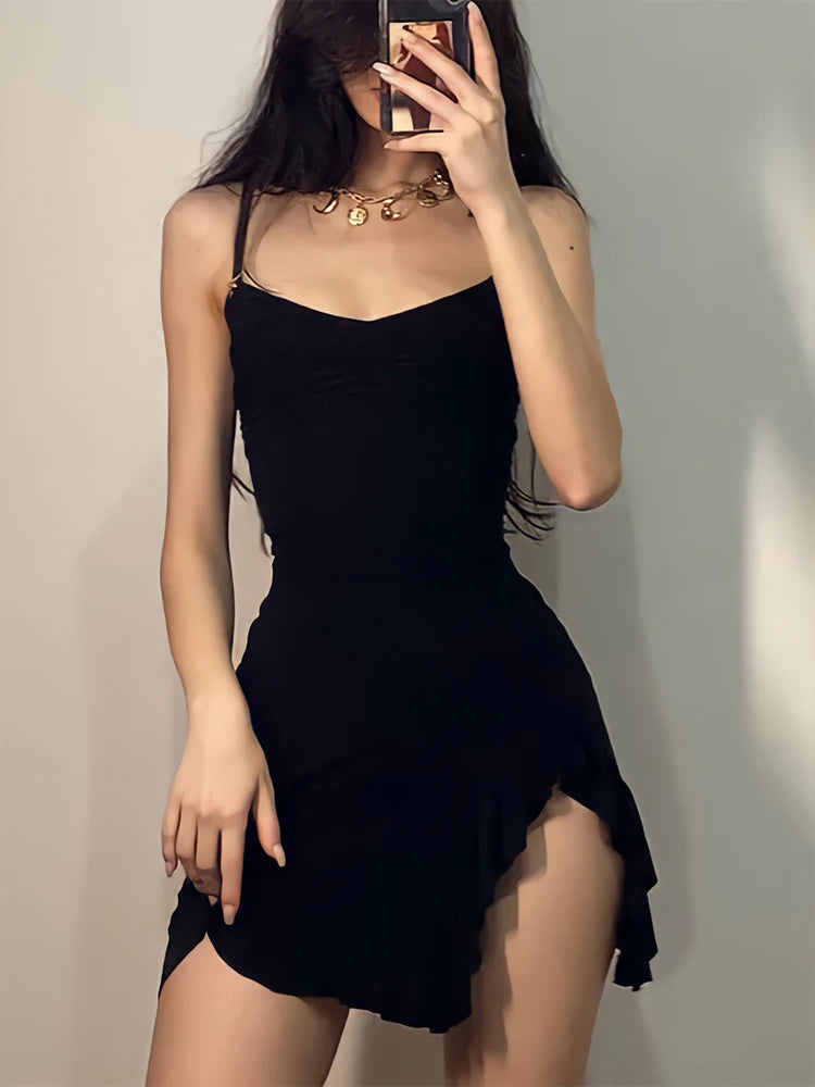 Elegant Summer Backless A-Line Mini Dress: Stylish & Flattering Choice