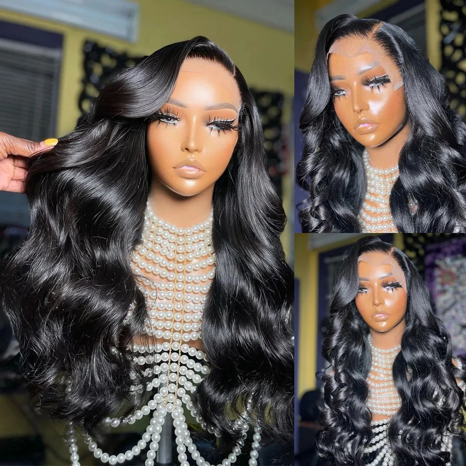 32" Brazilian Remy Body Wave Lace Front Wig: Glamorous Hair Transformation