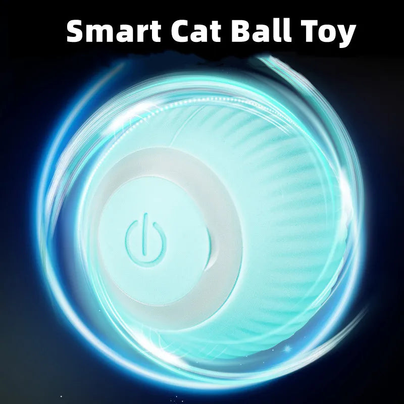 Smart Interactive Electric Cat Ball Toy for Indoor Fun & Training